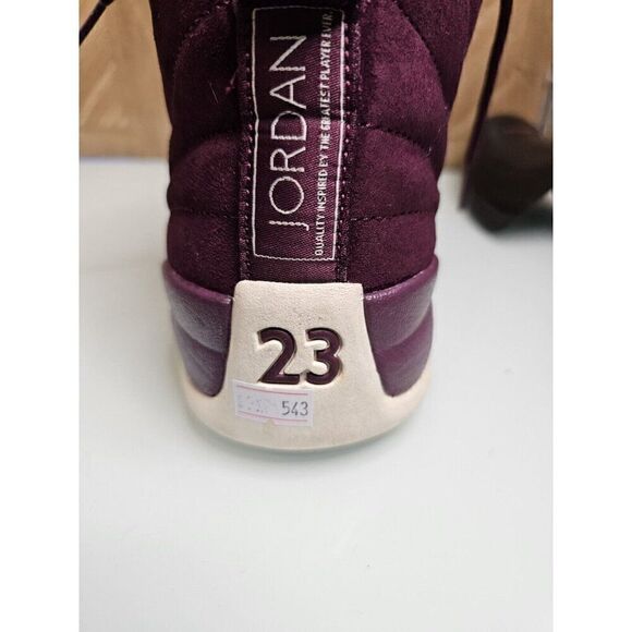 Jordan Men\'s 12 Retro Bordeaux Purple Basketball Shoes Size 9.  543 main image 11